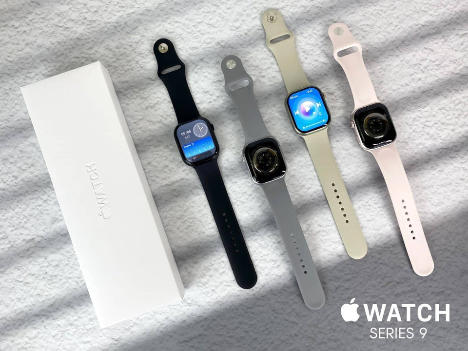 9 Series Watch with Apple Logo & Aluminum Case