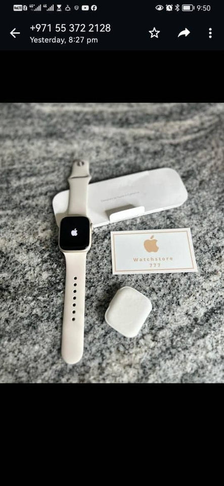 9 Series Watch with Apple Logo & Aluminum Case